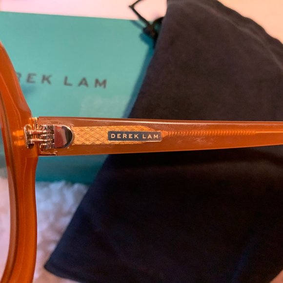 Derek Lam Charlotte Sunglasses Amber NWOT - Picture 9 of 9